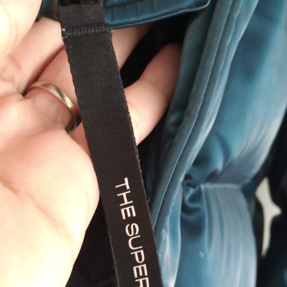 TNA Teal Puff Hooded Jacket - Picture 10 of 14